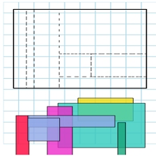 دروس وتمارين الرياضيات السنة الثانية ابتدائي - ترصيف المربعات والمستطيلات 