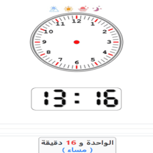 دروس وتمارين الرياضيات السنة الثانية ابتدائي - التعبير عن التوقيت