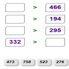 دروس وتمارين الرياضيات السنة الثانية ابتدائي - مقارنة عددين9