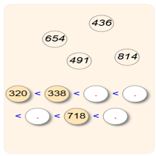 دروس وتمارين الرياضيات السنة الثانية ابتدائي - مقارنة وترتيب الأعداد تصاعديا أو تنازليا4
