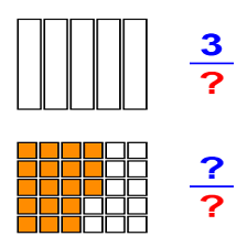 دروس وتمارين الرياضيات السنة الثالثة ابتدائي -  قراءة كتابة تمثيل عدد كسري 